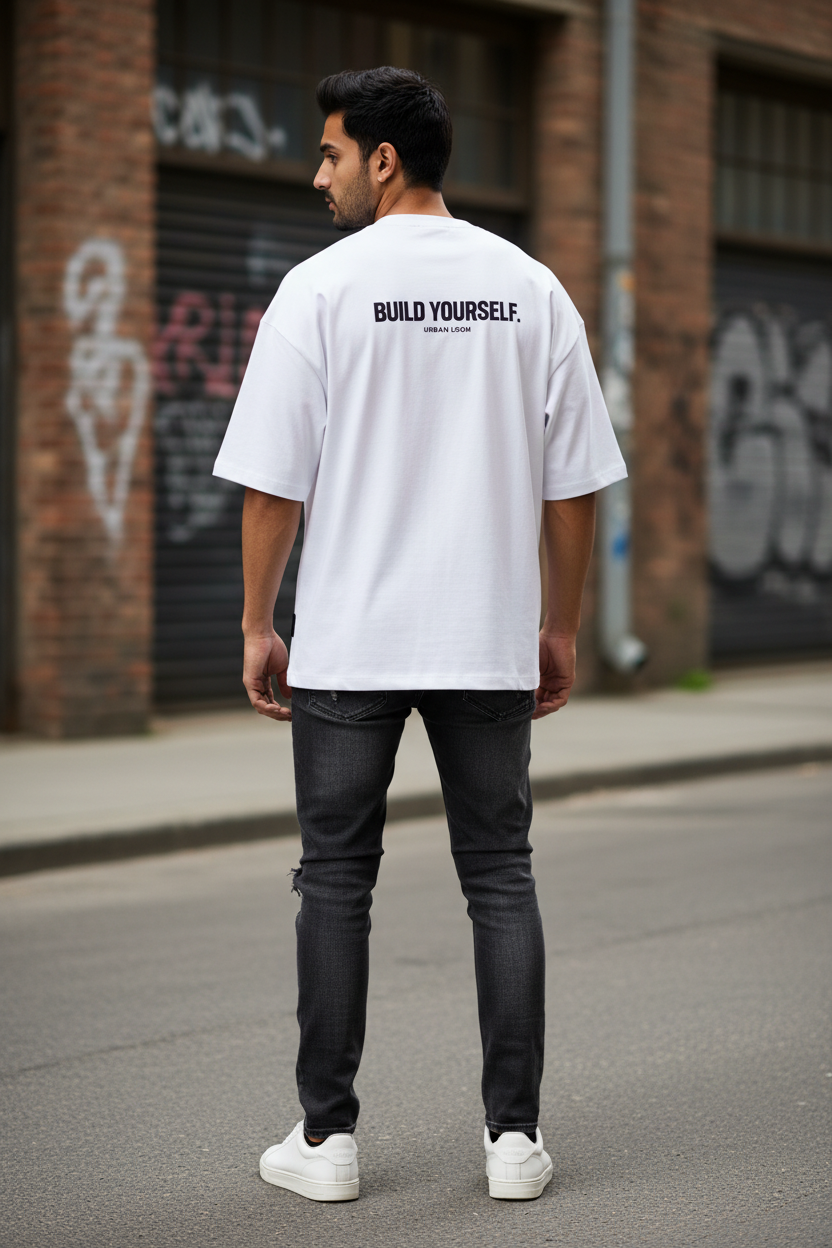 Build Yourself - Terry Oversized Tee